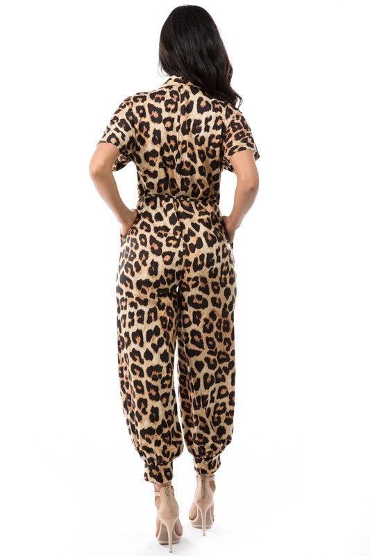 Jasmine Leopard Print Jumpsuit