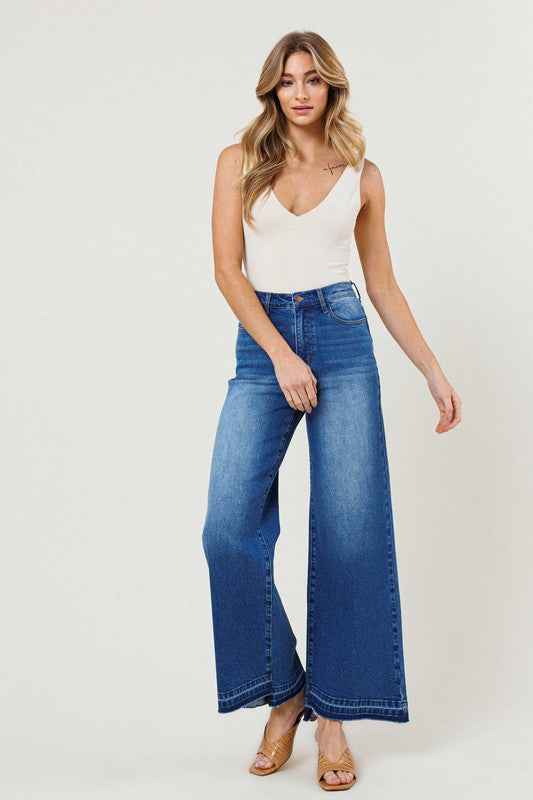 Ashli High Waisted Wide Leg Jeans