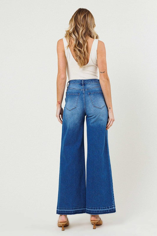 Ashli High Waisted Wide Leg Jeans