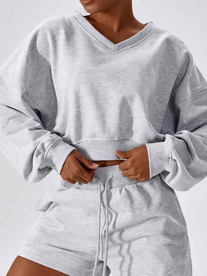 Ramona V-Neck Sports Sweatshirt