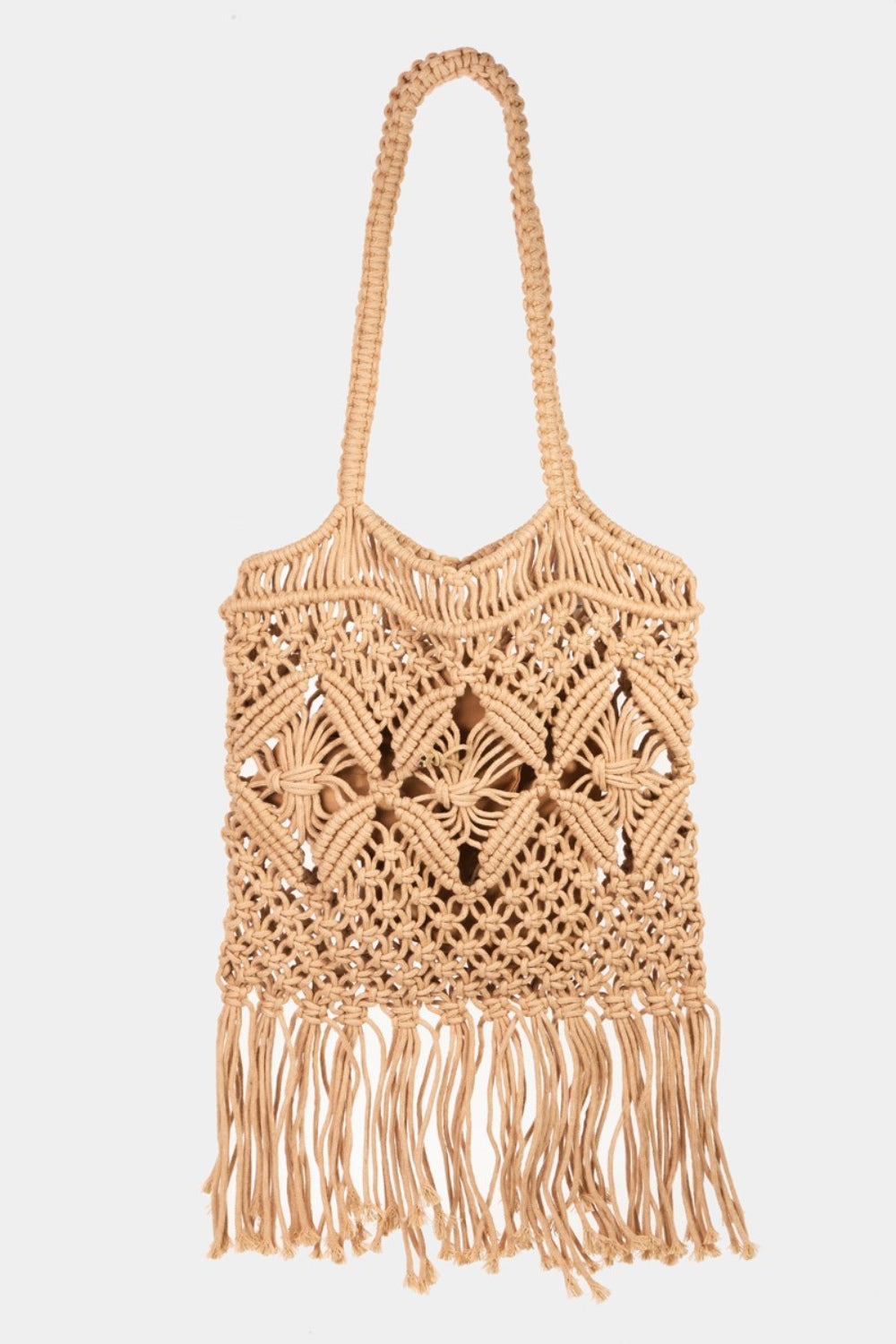 Semara Woven Handbag with Tassel